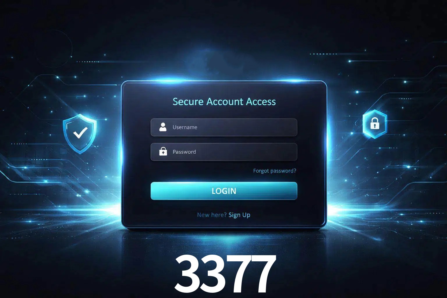 Pantalla de inicio de sesión de cuenta 3377 para usuarios en México